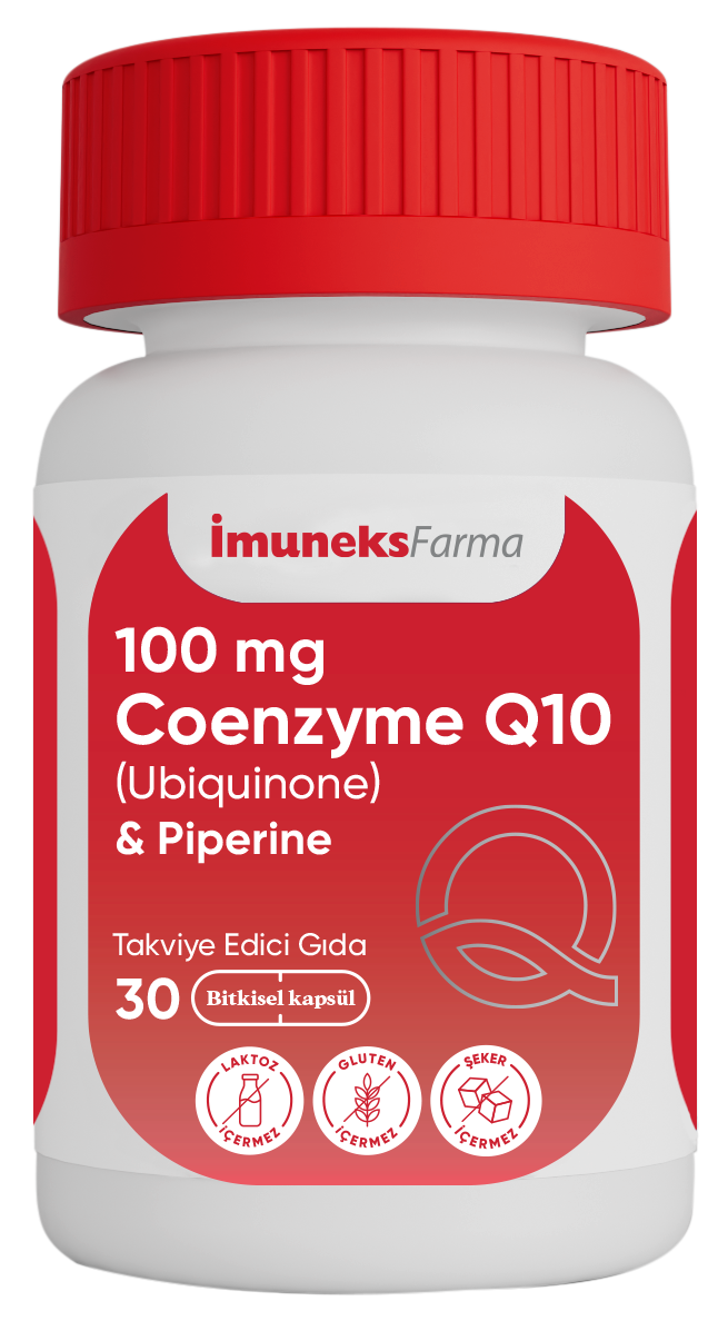 100 mg Koenzim Q10 (Ubikinon) & Piperin