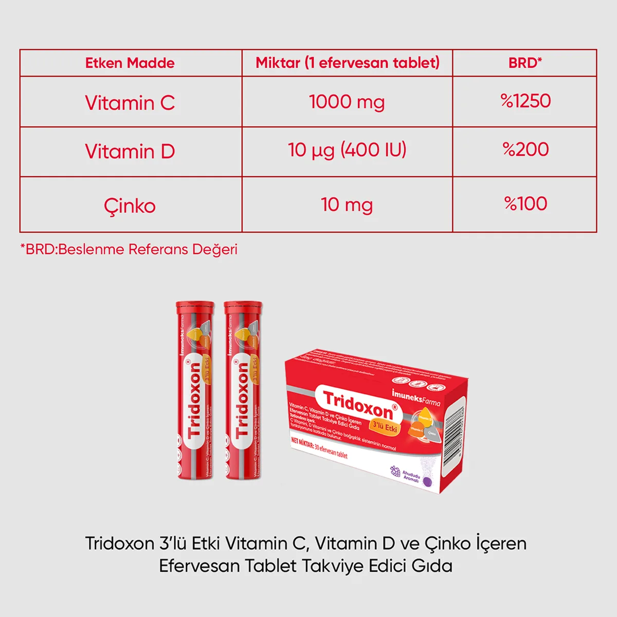 Tridoxon 3’lü Etki